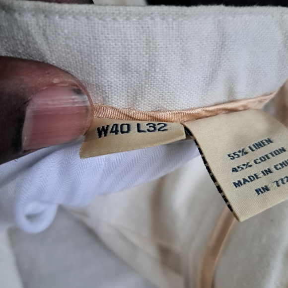 Linen Blend pants. Slightly used. - Picture 2 of 4